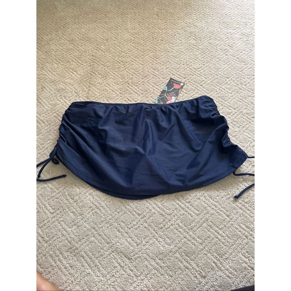 NWT Hapari Navy Drawstring Swim Skirt